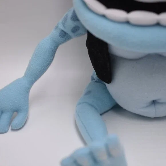 2005 The Annoying Thing 9" Plush Crazy Frog Biker W/Sound - Tested Works - Picture 9 of 16